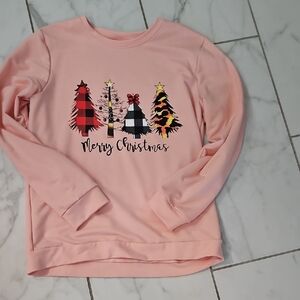 Pink Merry Christmas Sweatshirt